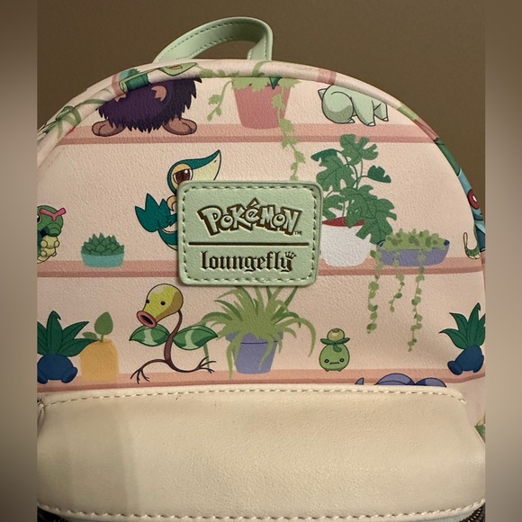 Loungefly Pokemon Plants Mini Backpack - Picture 2 of 11